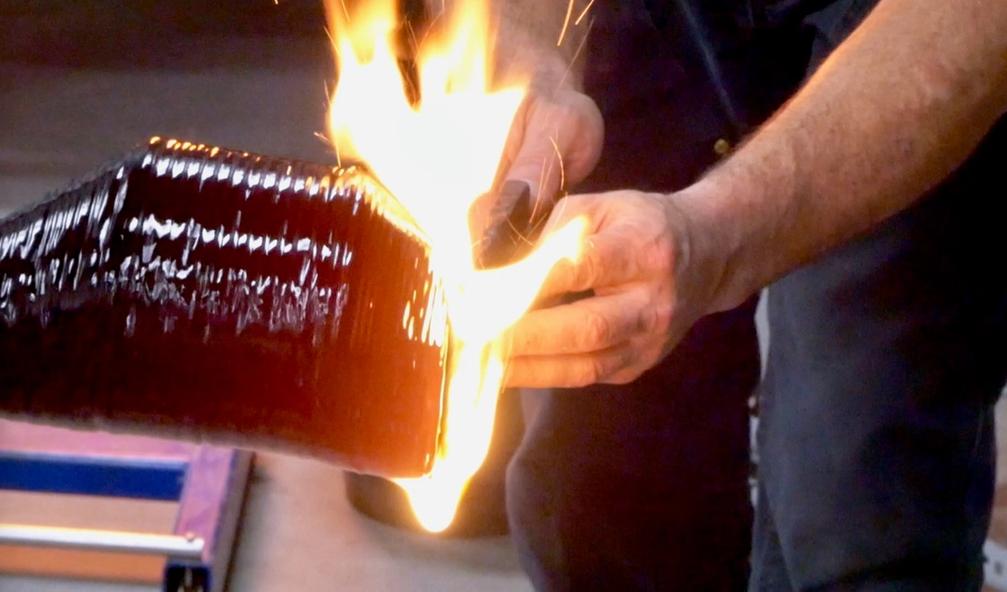 Heit glasskunst hos S12 Galleri og verksted i Bergen