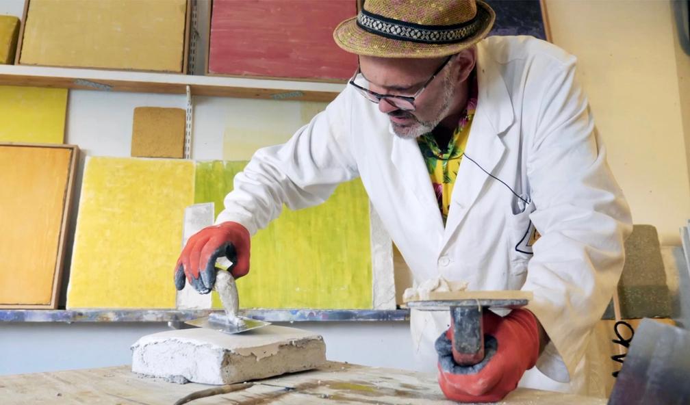 Bent Erik Myrvoll er en av nordens fremste på frescomaleri! 2/4