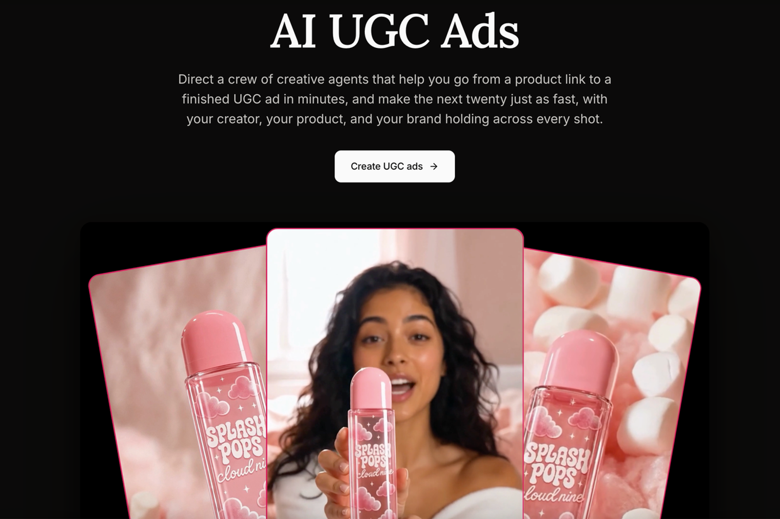 Product promotion ad created with best mobile apps for creating ugc videos for tiktok brands.