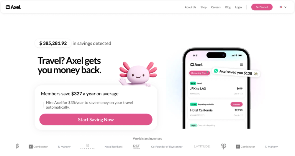 image of Axel | The AI Travel Agent