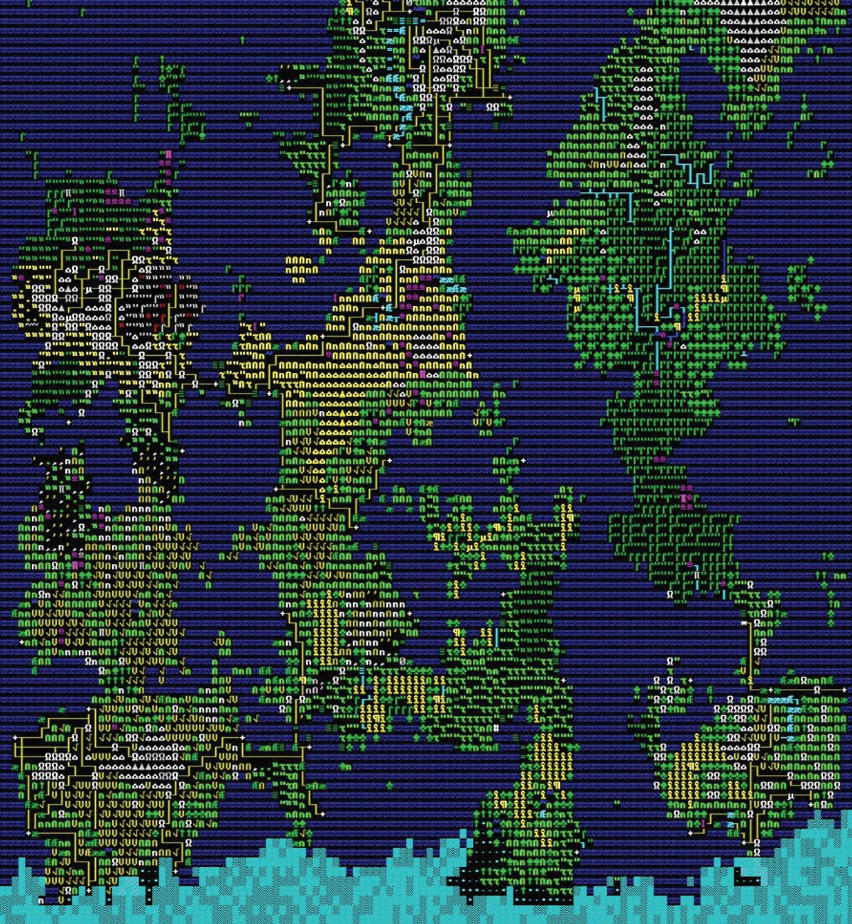 A detailed colony view with various activities