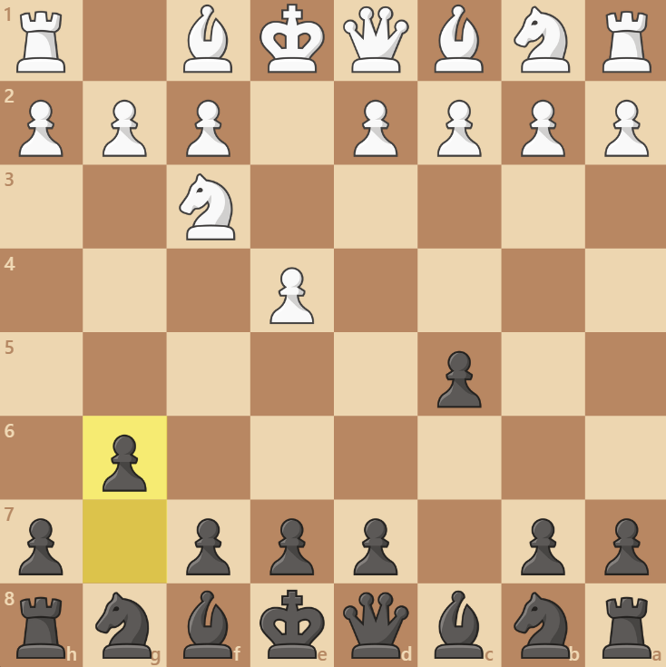 Obrona sycylijska - przyspieszony wariant smoczy