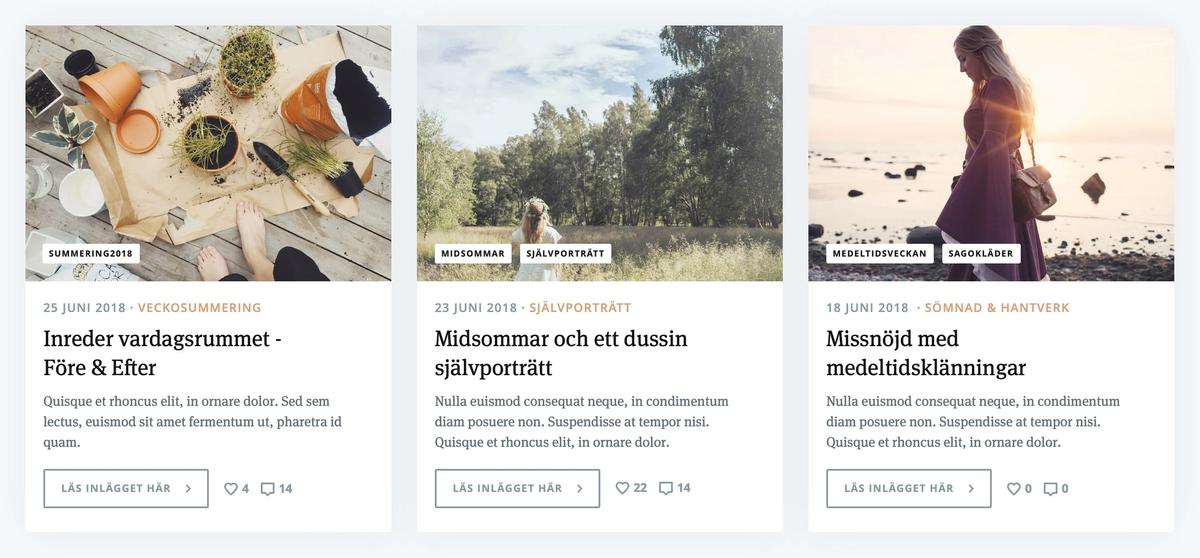 Article view blocks