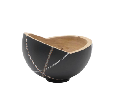 Dark Grey MarquetryMania Bowl