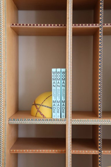 Yellow MarquetryMania Bookstopper