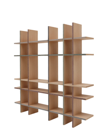 Criss-Cross Shelving