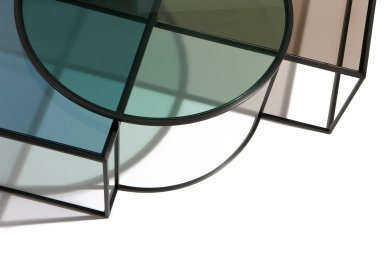 Colored Geometrik Low Table