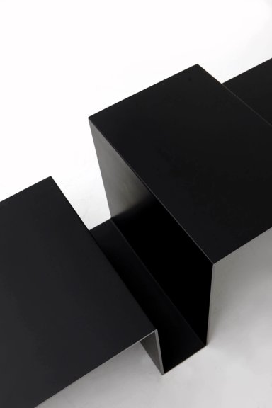 Sculpture Steel Low Table