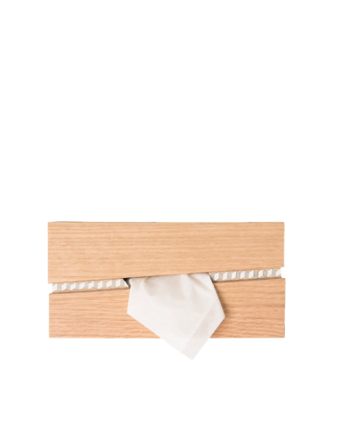 White Funquetry Tissue Holder