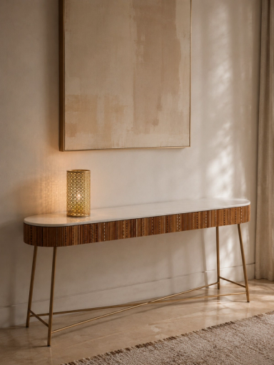 Brass Arabesque Table Lamp