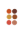 Orange/Brown/Salmon/Pink/Yellow Circle