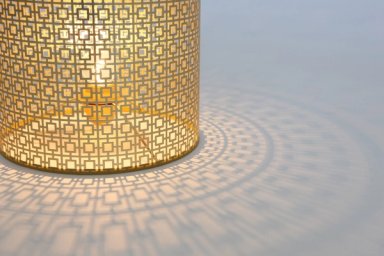 Brass Arabesque Floor Lamp