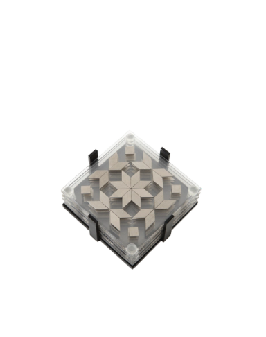 Clear Coasters Metal