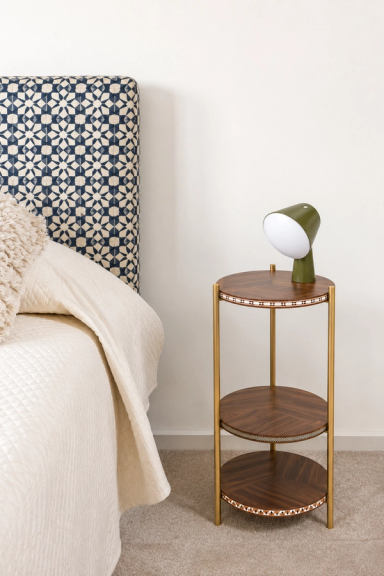 White Funquetry Contour Table