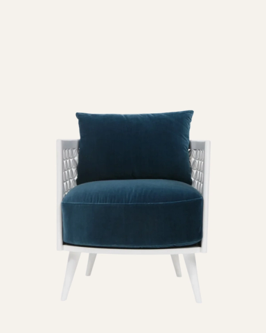 White Arabesque Armchair