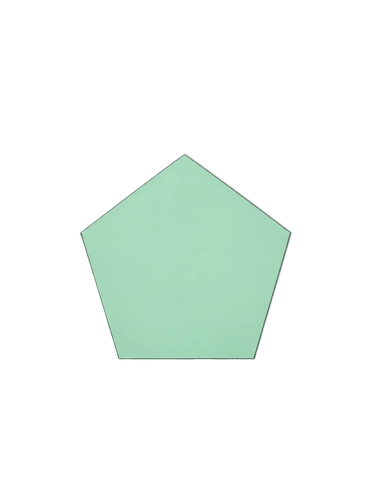 Green Pentagon Refraction Mirror