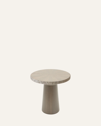 Grey ZigZag Low Table