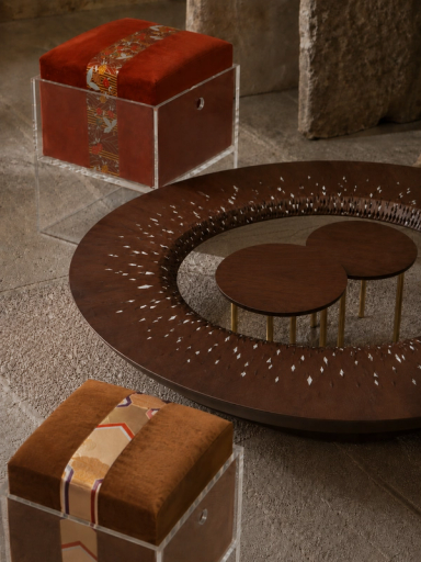 Coffee Bean Low Table