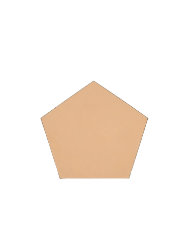 Pink Pentagon Refraction Mirror
