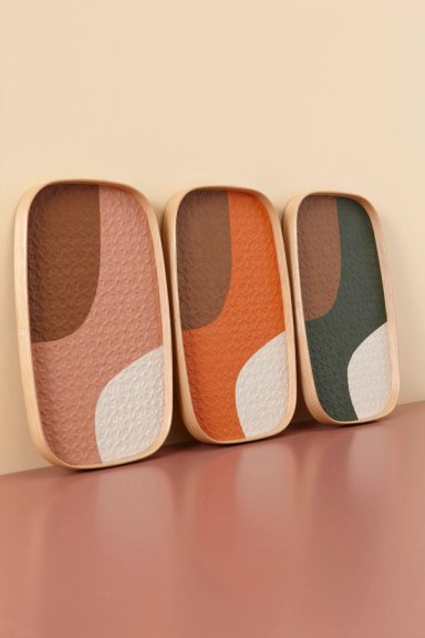 Pink Rectangle Vide Poche