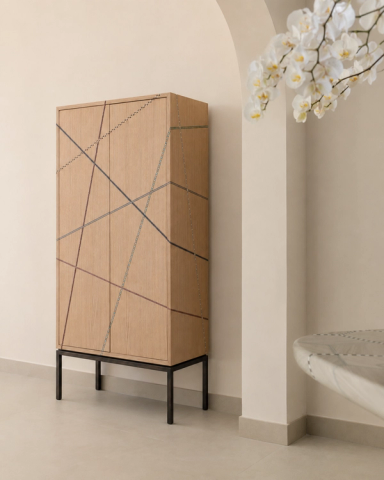 Criss-Cross Cabinet