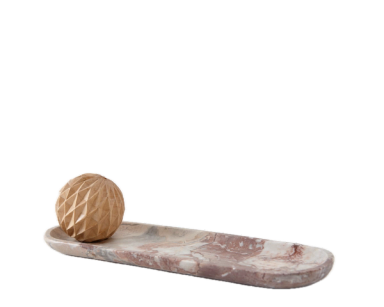 Burgundy Incense Holder