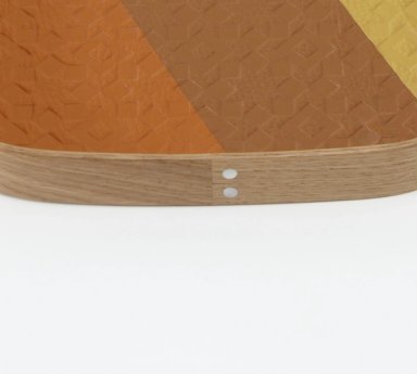 Brown/Orange/Yellow Rectangle Vide Poche