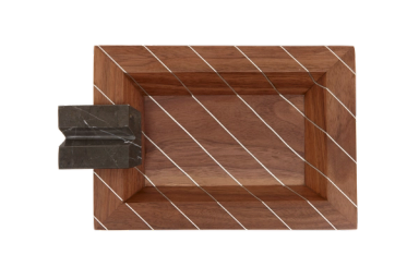 Brown Square Cigar Ashtray