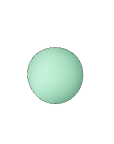 Green Round Refraction Mirror