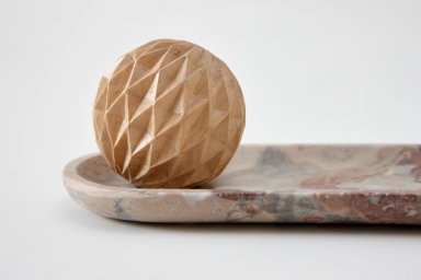 Burgundy Incense Holder