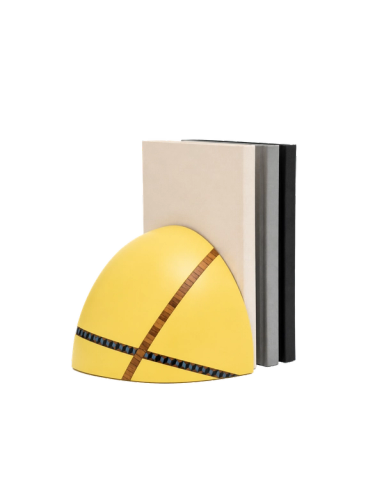 Yellow MarquetryMania Bookstopper