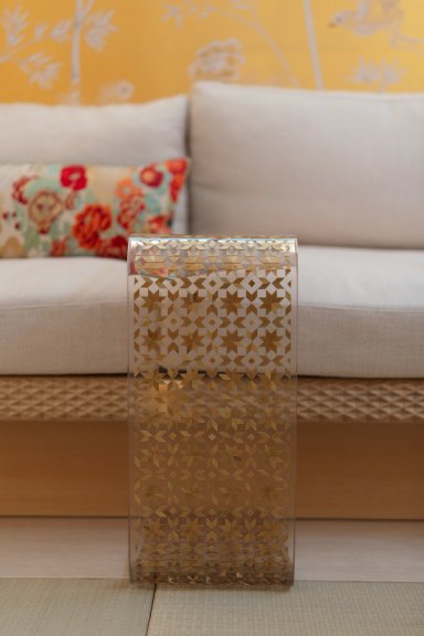 Brass Clear C Table
