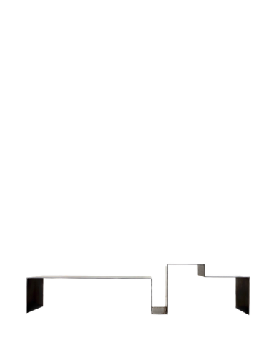 Sculpture Steel Low Table