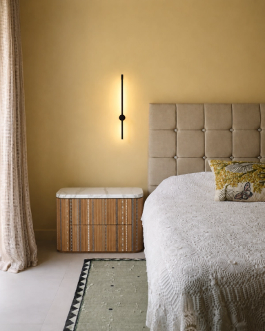 Funquetry Pleated Bedside Table