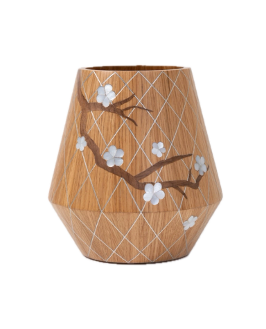 Ochaya French Oak Angular Vase