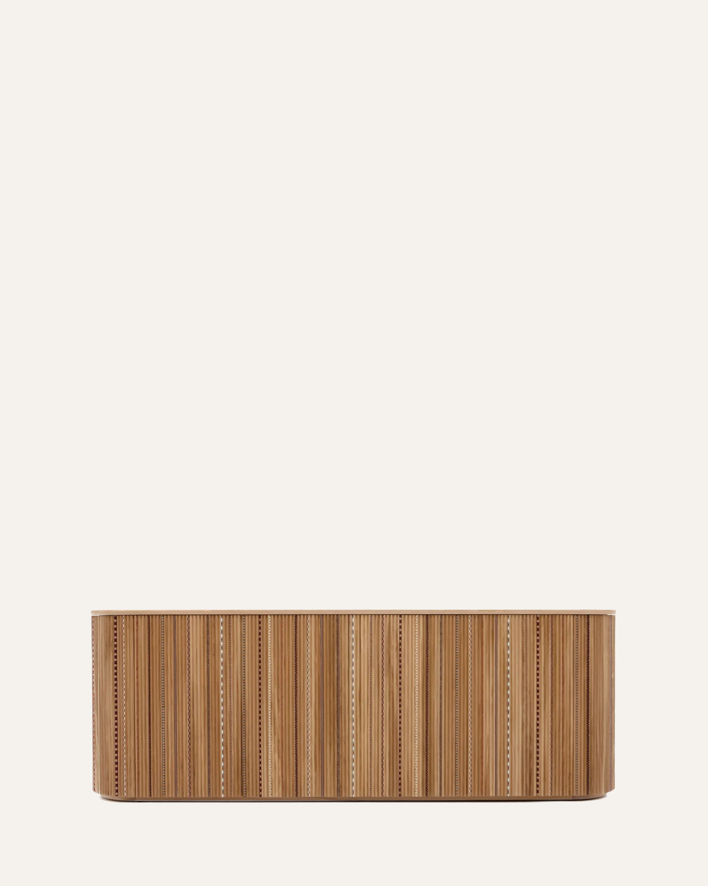 pleated buffet