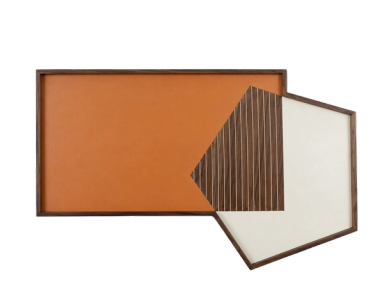 Caramel Geometrik Pentagon Tray