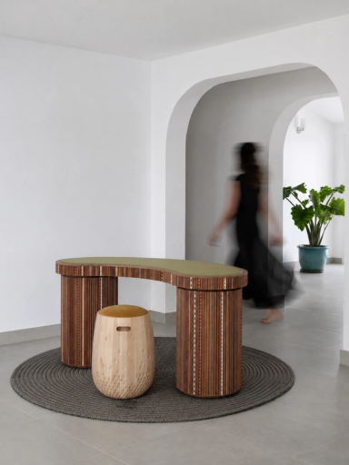 Funquetry Pleated Desk