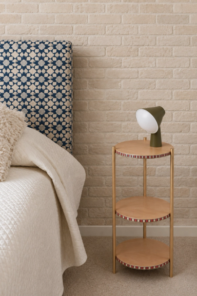 Red Funquetry Contour Table