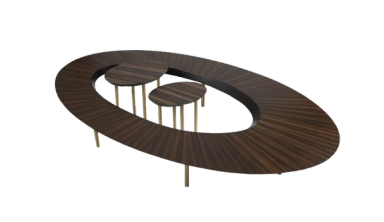 Ebony Coffee Bean Low Table