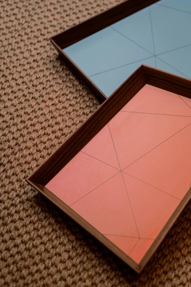 Pink Vintage Tray