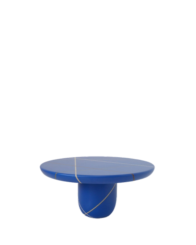 Blue MarquetryMania Low Table