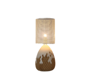 White Palma Table Lamp
