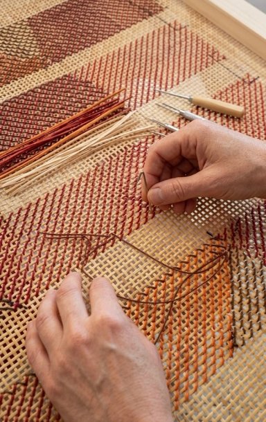 Cane Embroidery