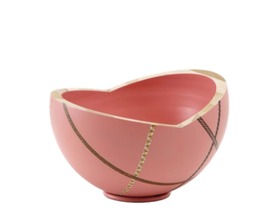 Pink MarquetryMania Bowl