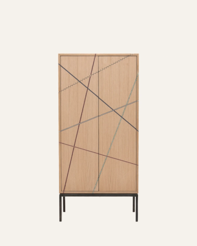 Criss-Cross Cabinet