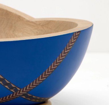 Blue MarquetryMania Bowl