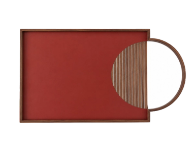 Brick Geometrik Circle Tray