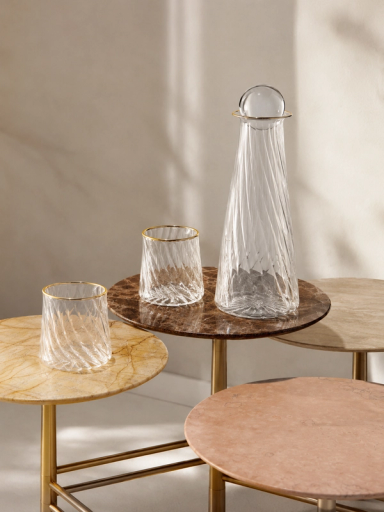 Gold Rim Dervish Cup