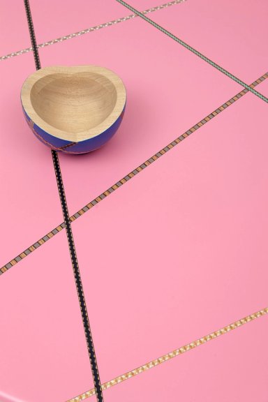 Pink MarquetryMania Low Table
